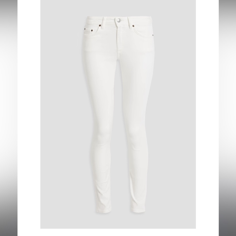 ACNE STUDIOS Optic White Skinny Jeans Sz 28
